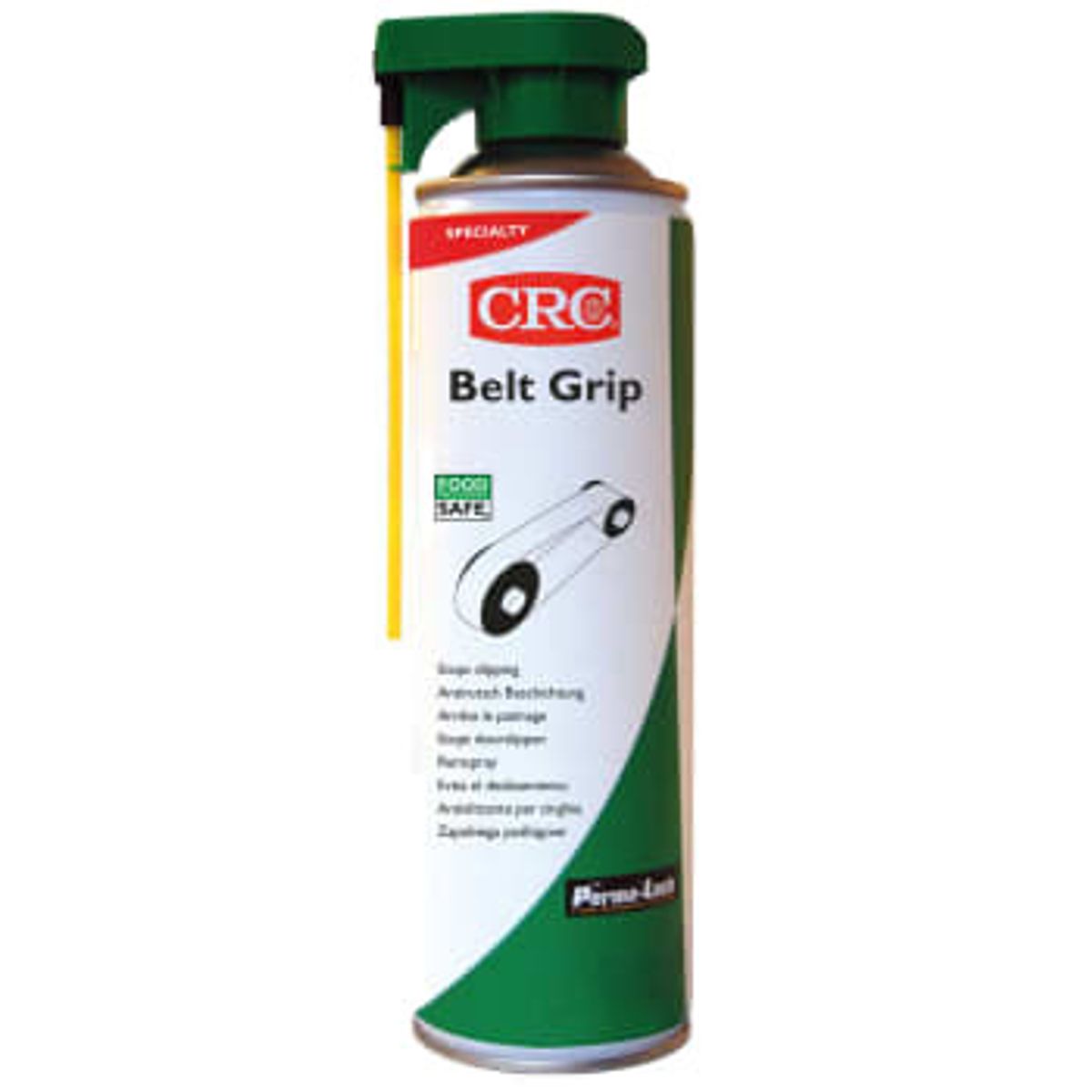 CRC remsmøremiddel Belt Grip, FPS, aerosol, 500 ml (12 dås)