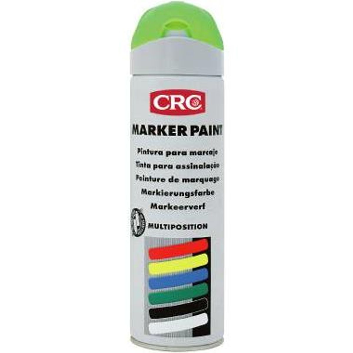 CRC markeringsspray fluorescerende 500ml. Grøn