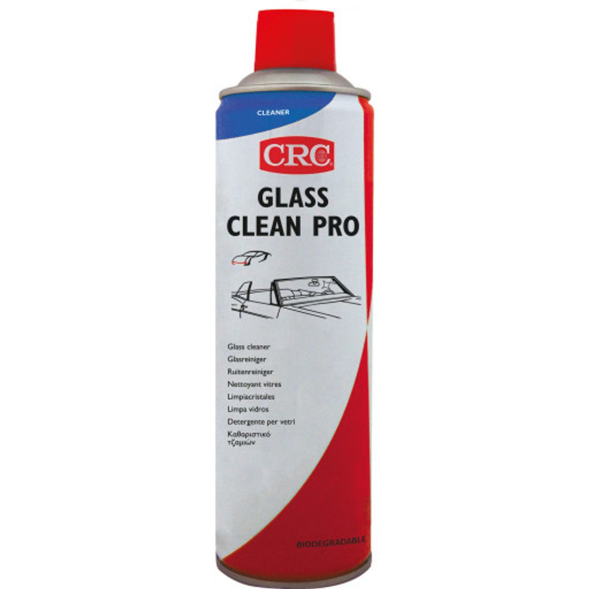 CRC rengøringsmiddel Glass Clean PRO, aerosol, 500 ml